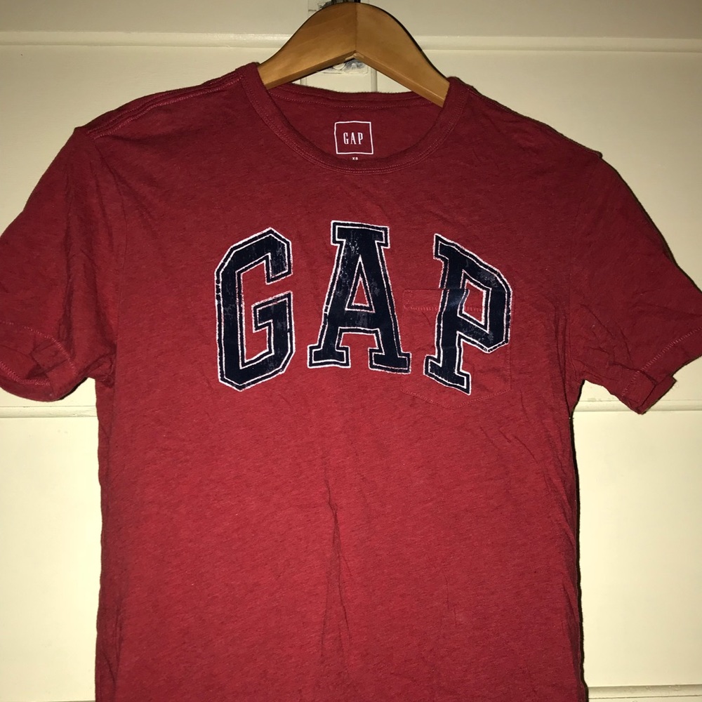 Red GAP Logo Pocket Tee